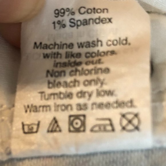 J. Crew Floral Stretch Shorts Blue Style 44076 - Picture 6 of 7